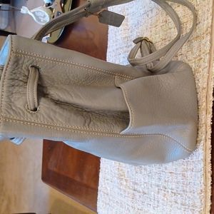 Coach Vintage 1990's Sonoma Pebbled Leather Drawstring Bucket Bag